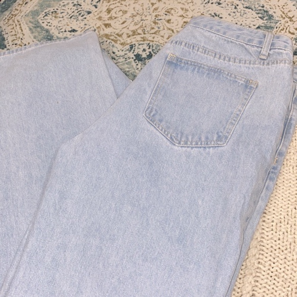 SHEIN high rise jeans size large distressed - Picture 6 of 7